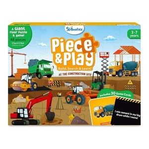 Skillmatics Piece & Play Construction Site Puzzle